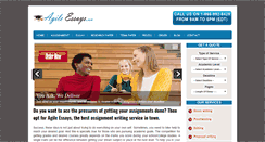 Desktop Screenshot of agileessays.com