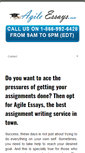 Mobile Screenshot of agileessays.com