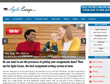 Tablet Screenshot of agileessays.com